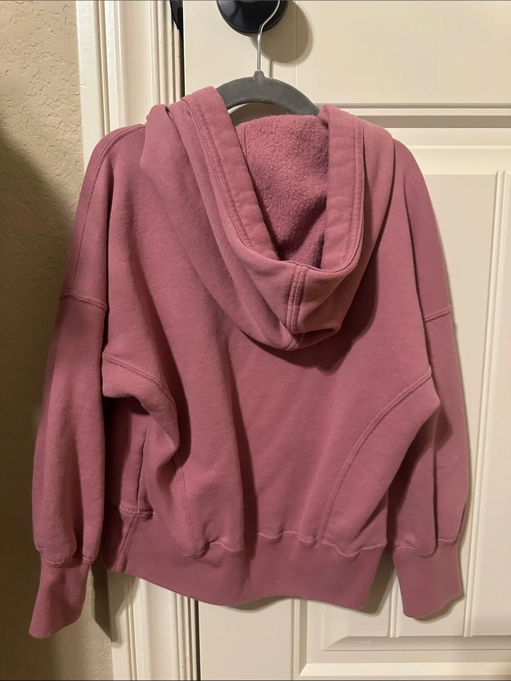 Abercrombie & Fitch Women's Dusty Rose Pullover Logo Hoodie